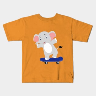 elephant skater Kids T-Shirt